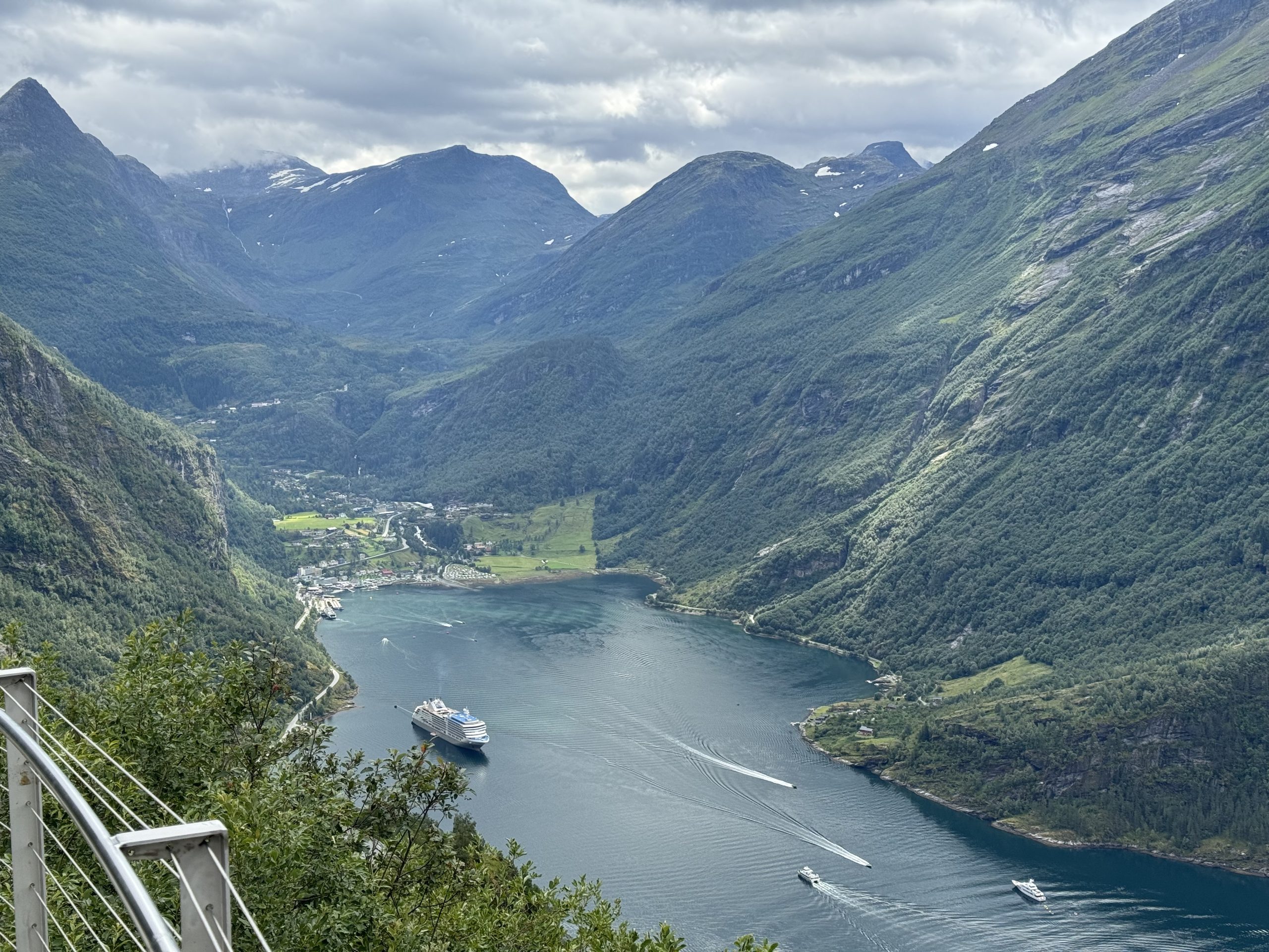 Norwegian fjord landscape
