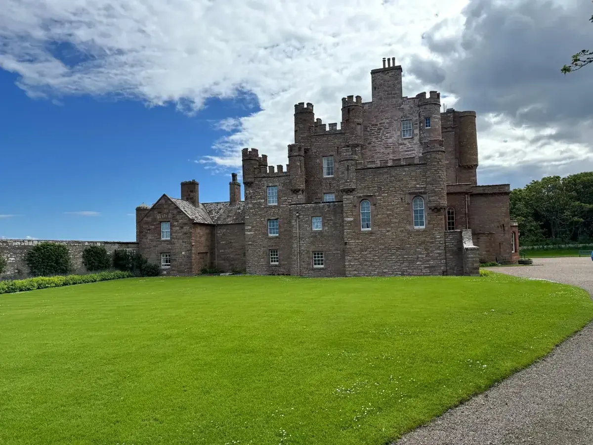 Castle of Mey on the Scottish coast