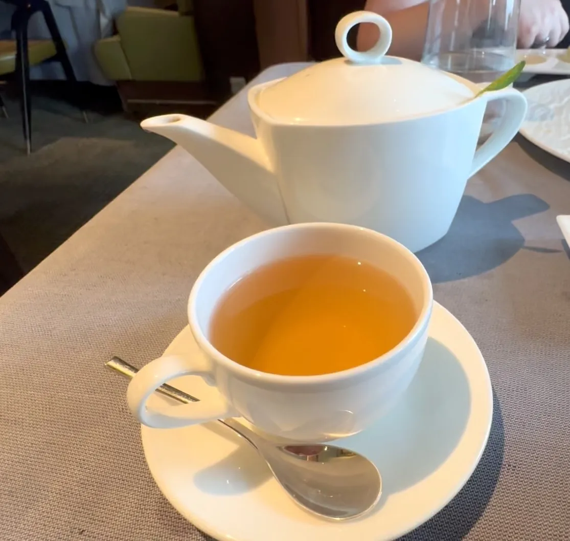 Pot of Tea Forté tea served after dinner at Pacific Rim on Regent Seven Seas
